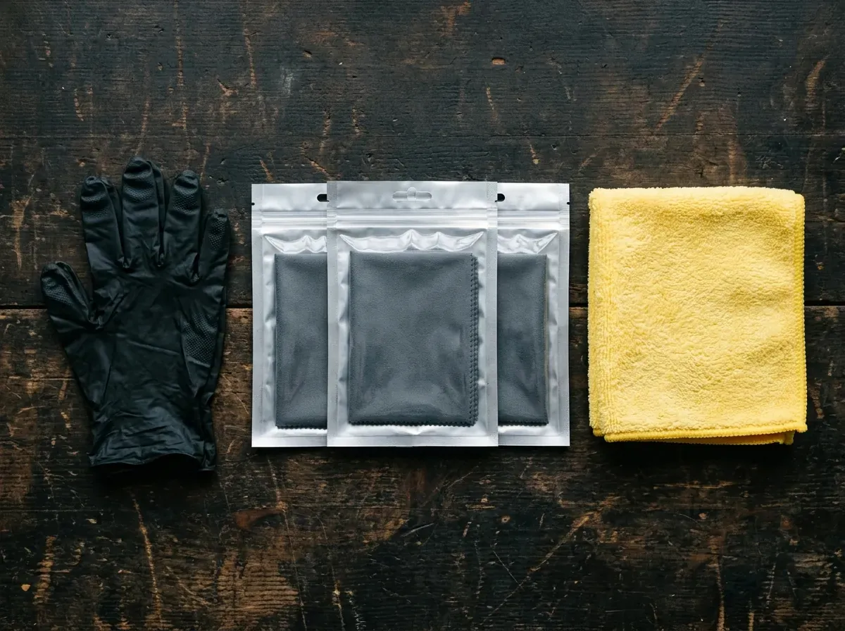 Drivio Nano Scratch Cloth Unboxing Kit Manifest